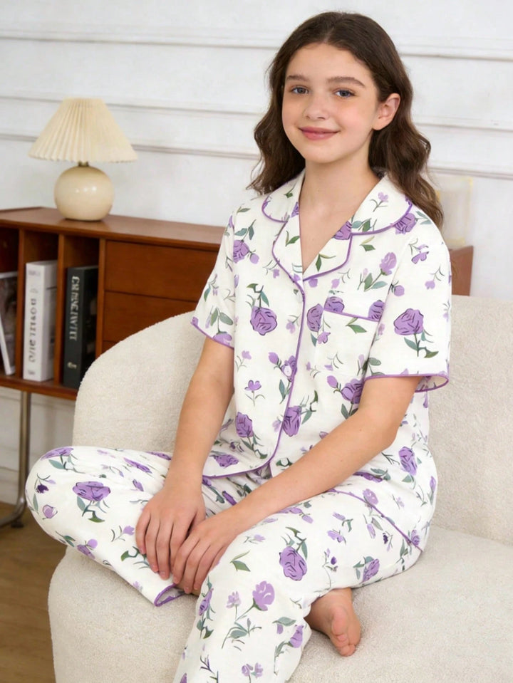 Compleu pijamale SHEIN, mix culori
