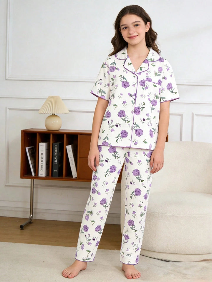 Compleu pijamale SHEIN, mix culori