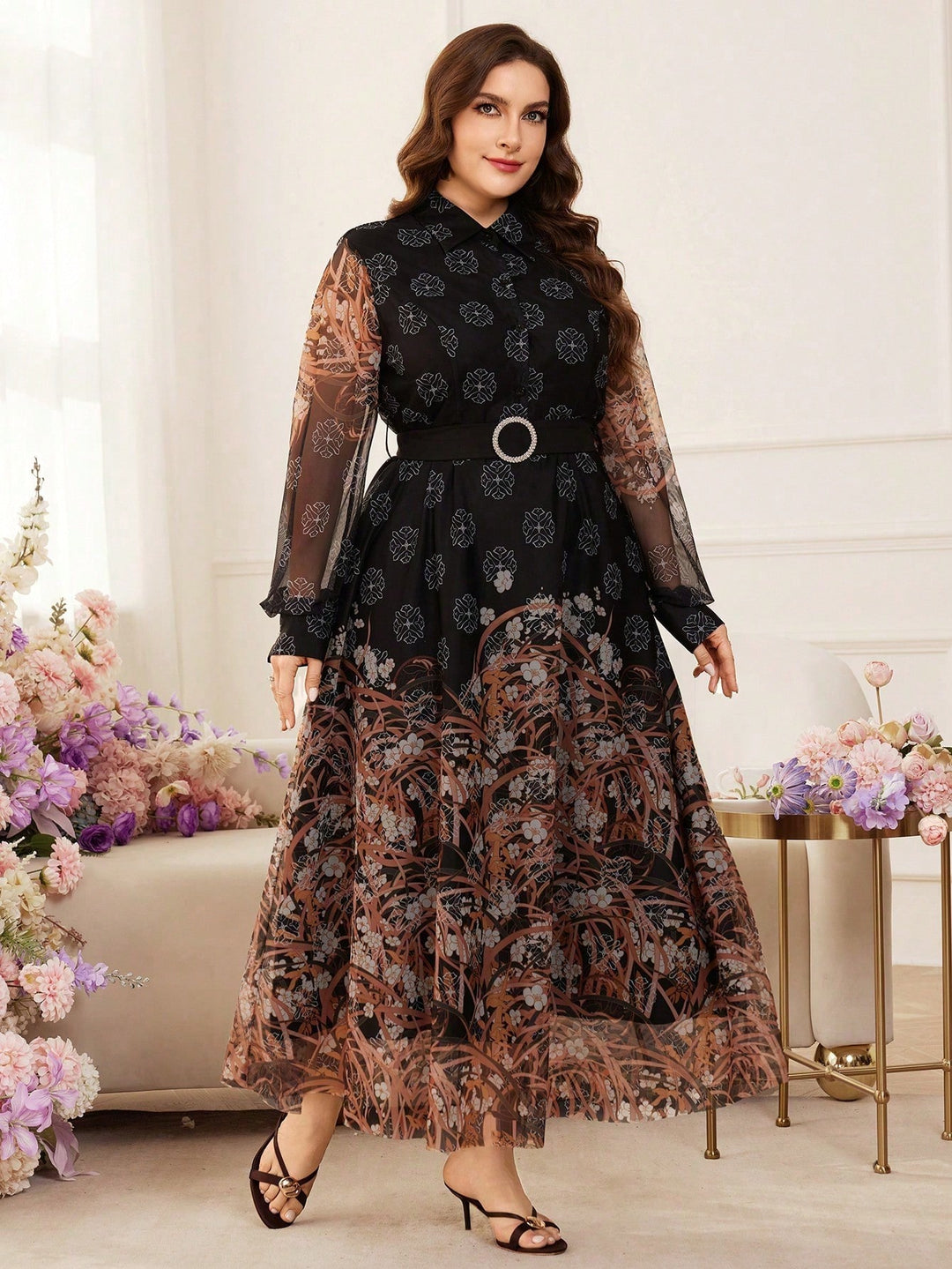 Rochie SHEIN, mix culori