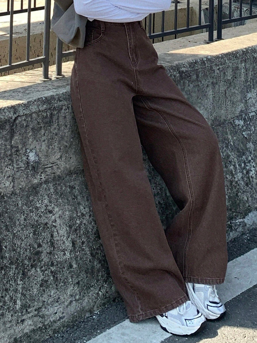 Jeans SHEIN, maro