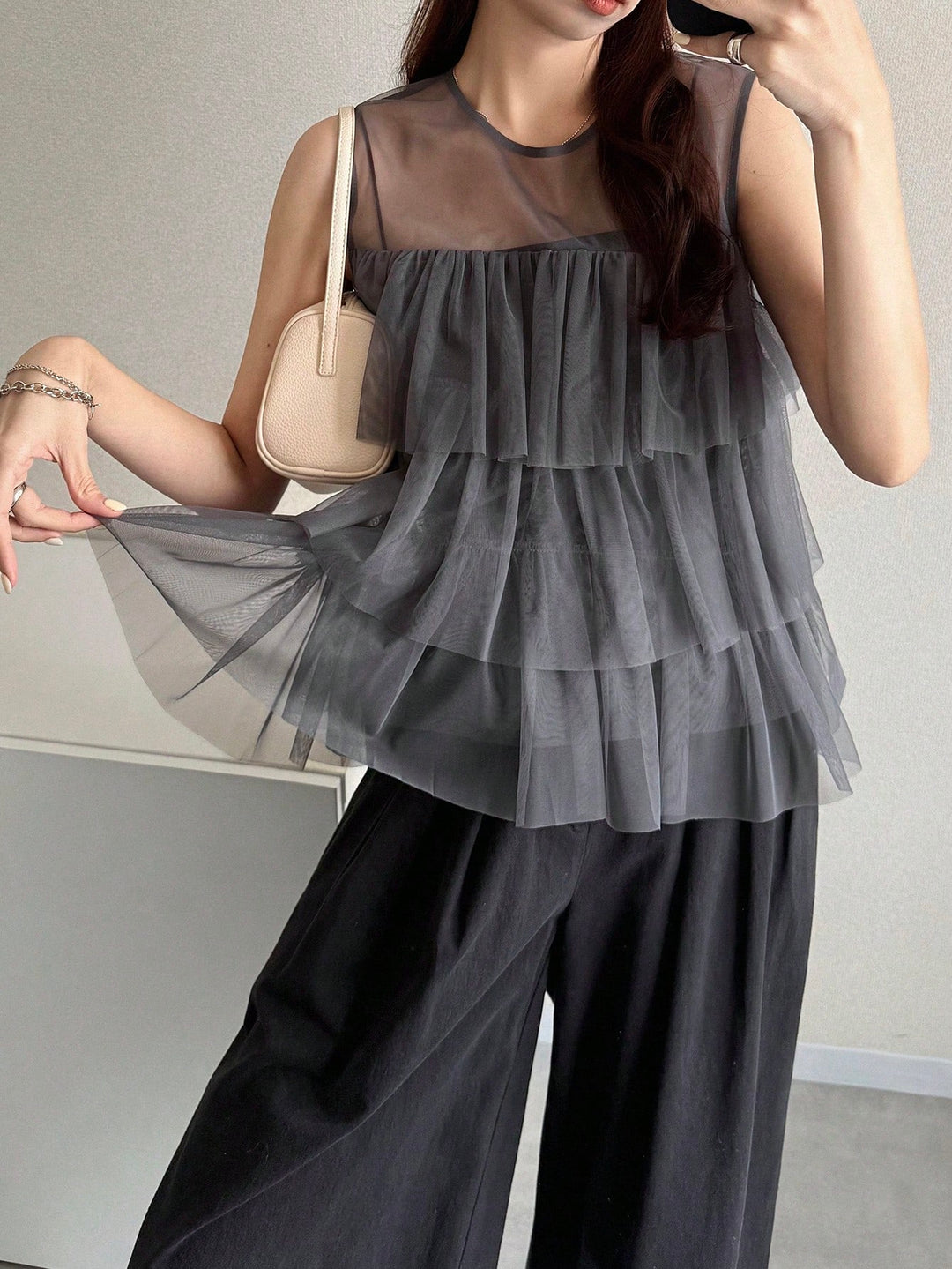 Top SHEIN, gri