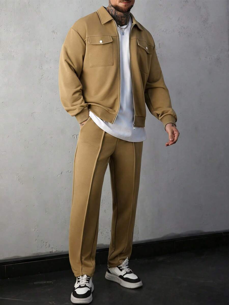 Szett SHEIN, khaki