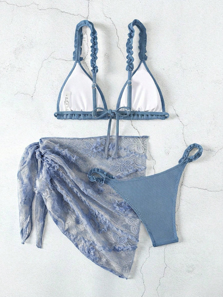 Set bikini SHEIN, albastru
