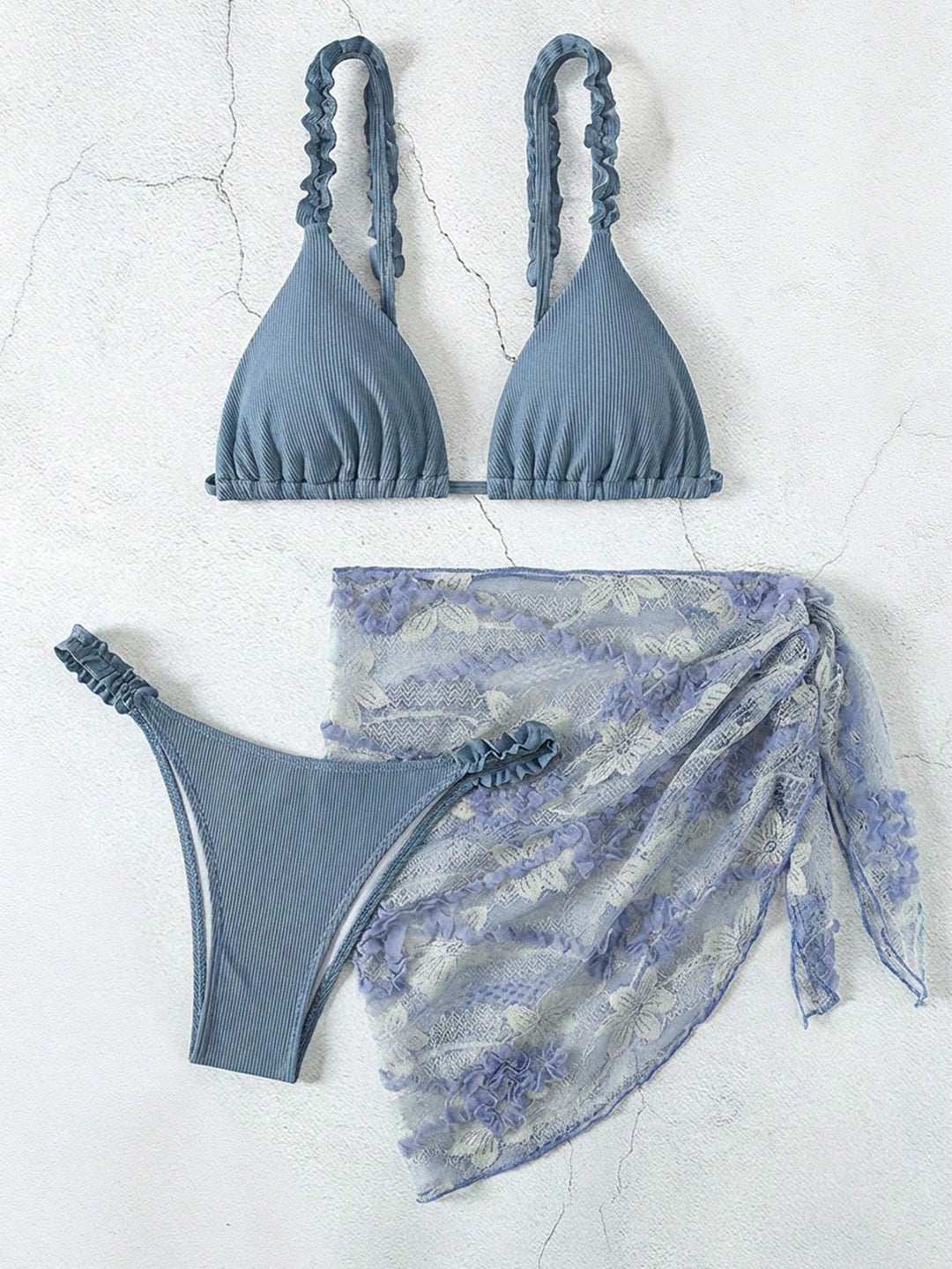 Set bikini SHEIN, albastru