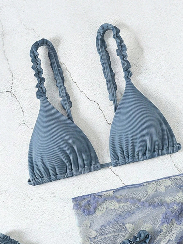 Set bikini SHEIN, albastru