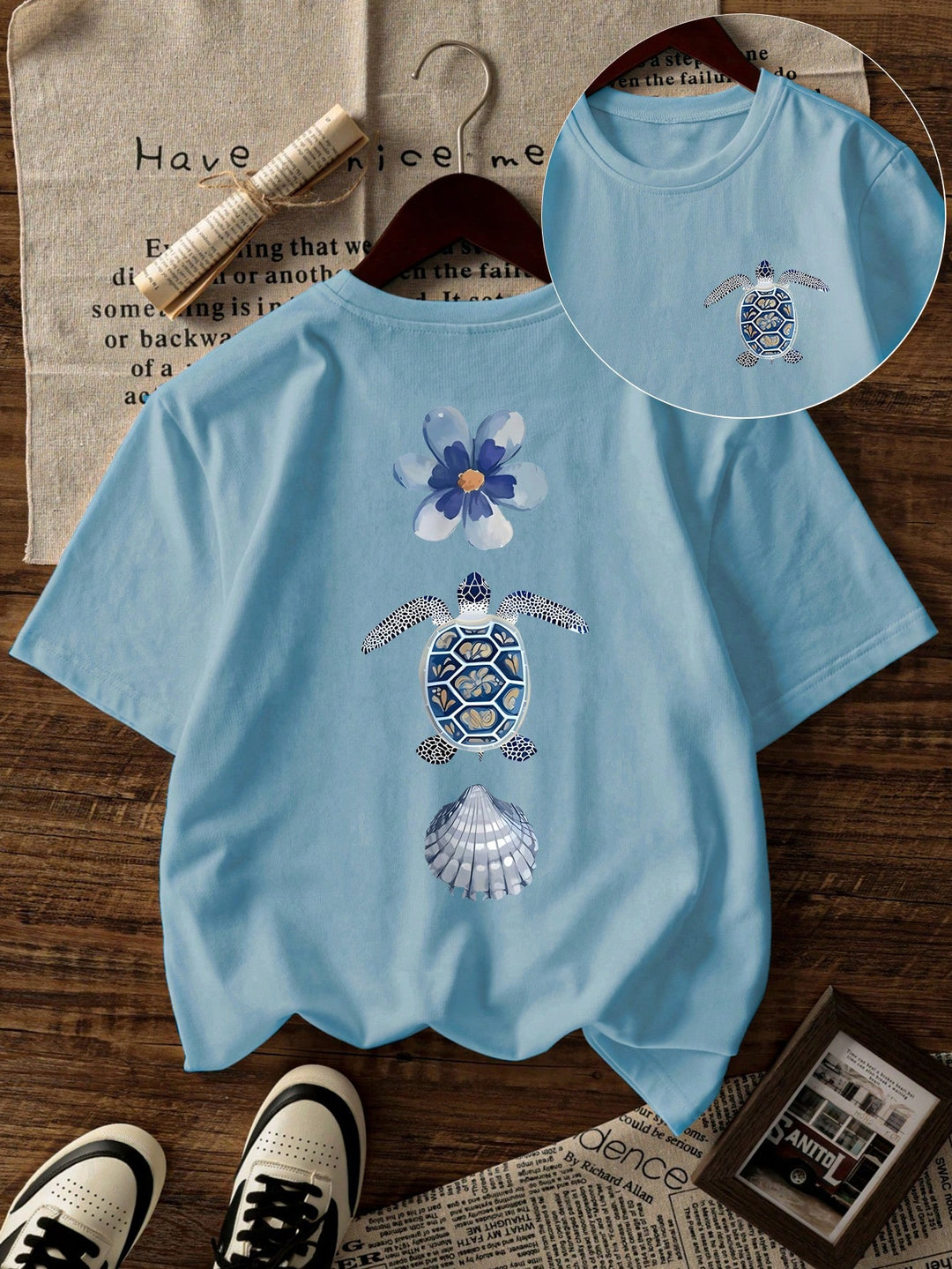 Tricou SHEIN, albastru
