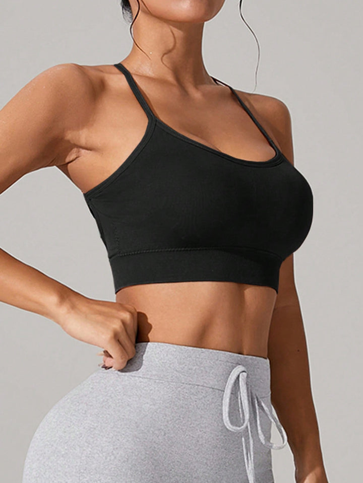Bustieră sport SHEIN, negru
