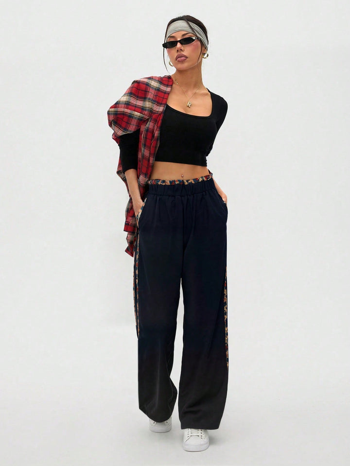 Pantaloni SHEIN, negru