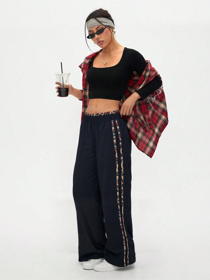 Pantaloni SHEIN, negru