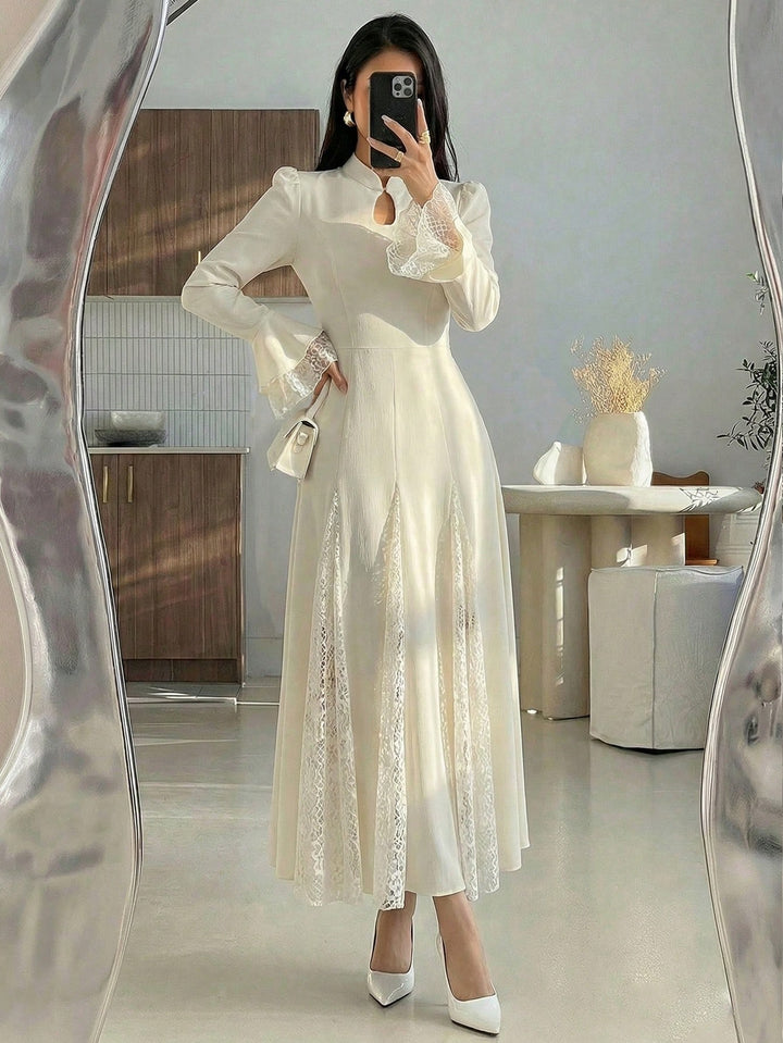 Rochie maxi SHEIN, portocaliu