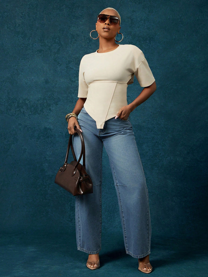 Top SHEIN, bej