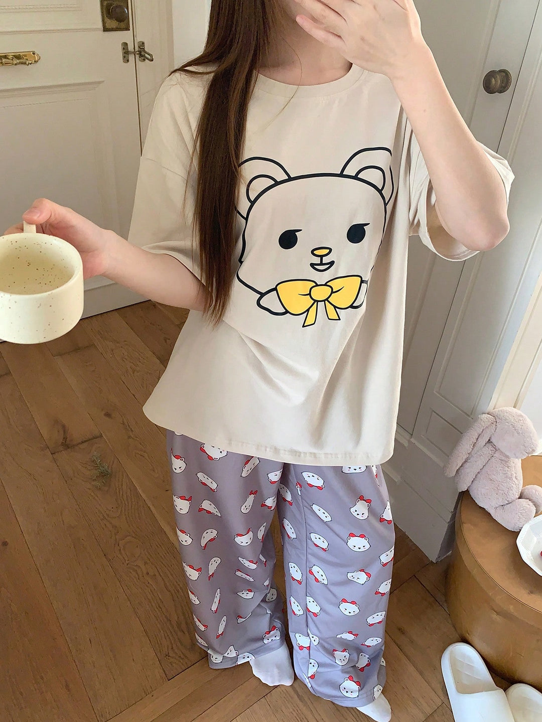 Pijama SHEIN, bej