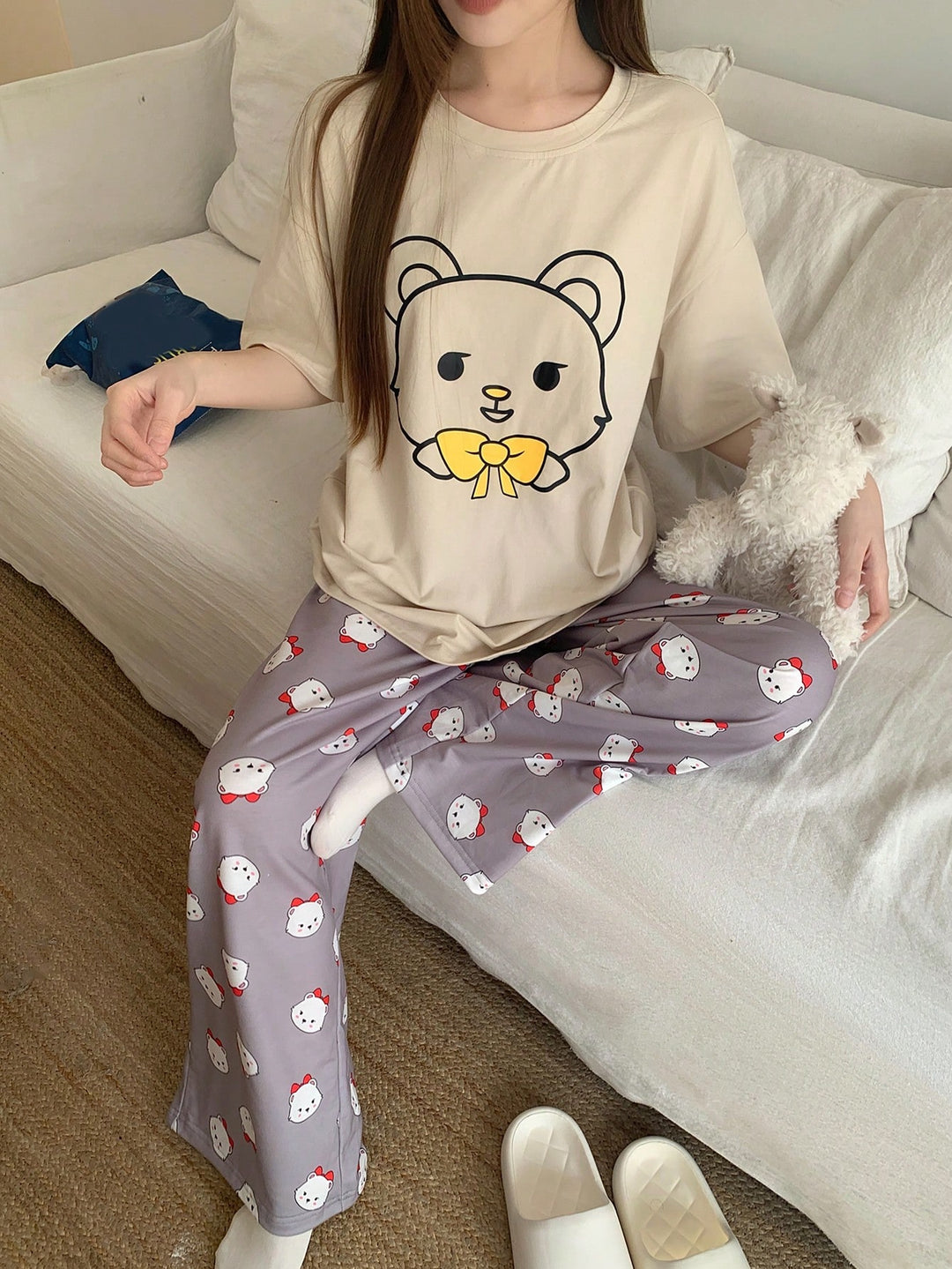 Pijama SHEIN, bej