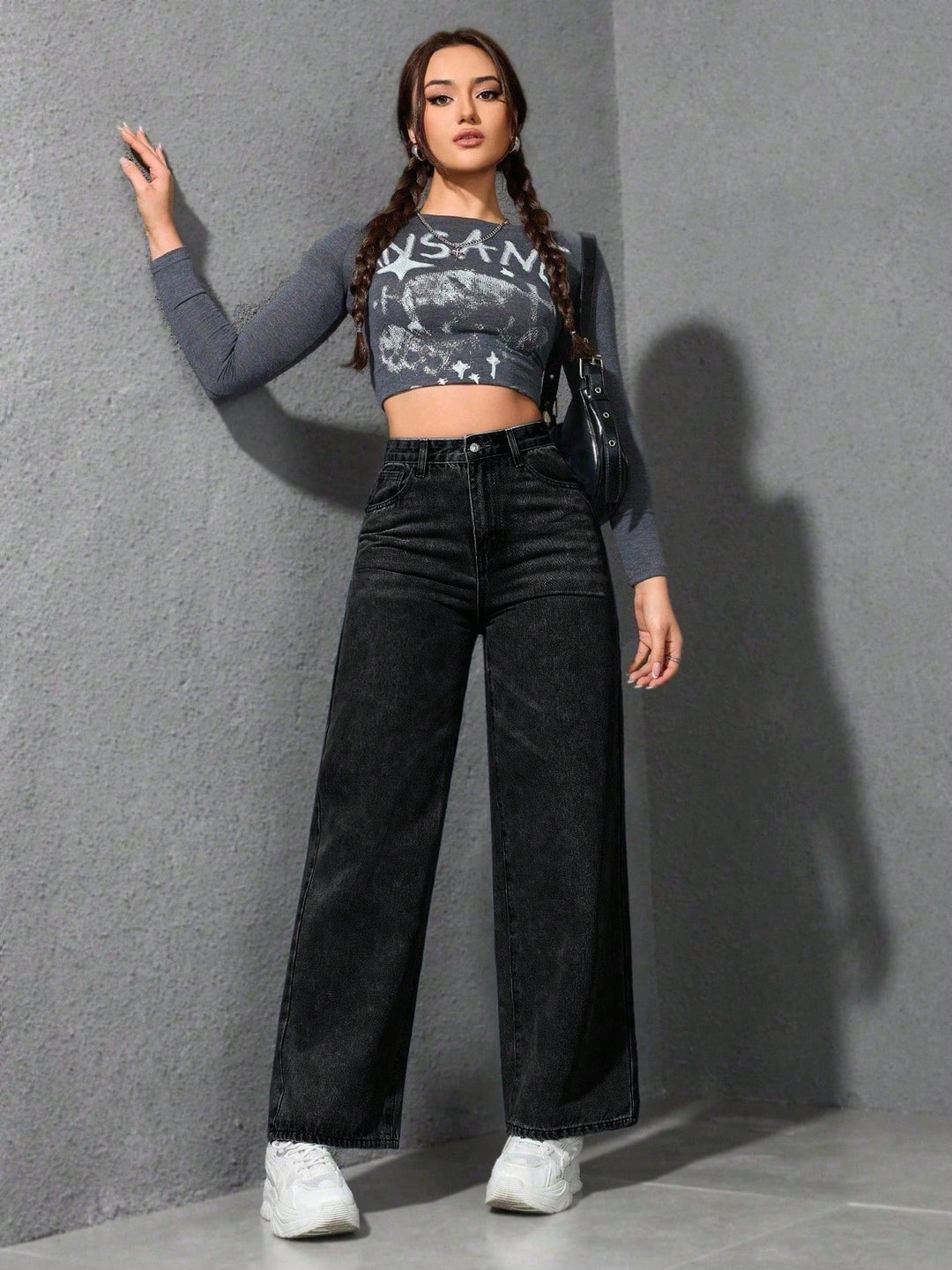 Jeans SHEIN, negru