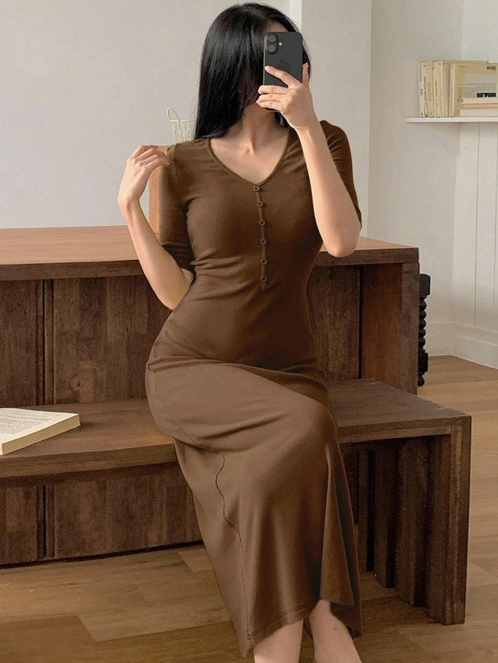 Rochie SHEIN, maro