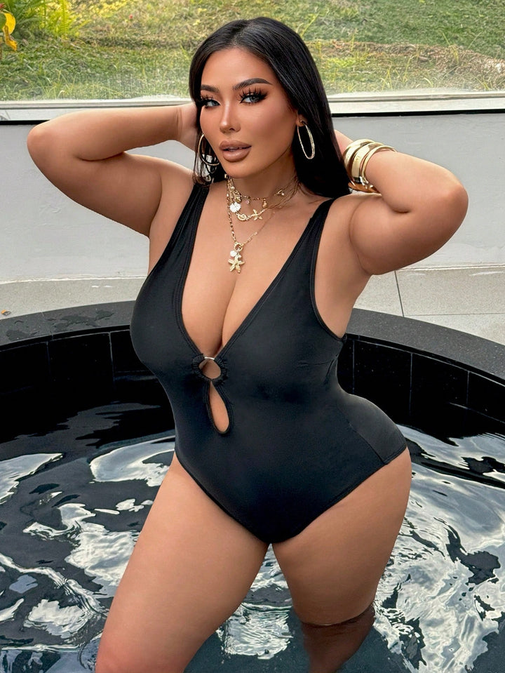 Costum de baie SHEIN, negru