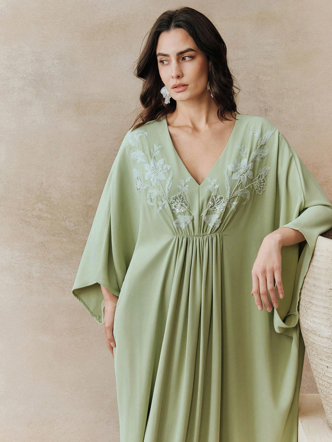 Rochie maxi SHEIN, verde