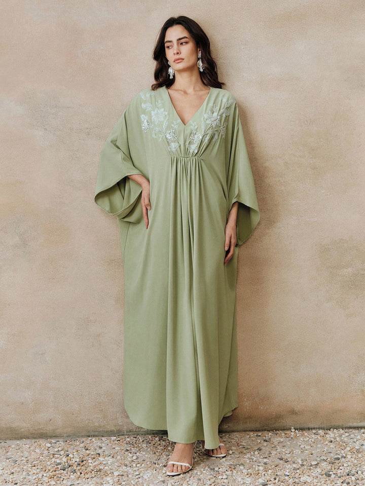 Rochie maxi SHEIN, verde