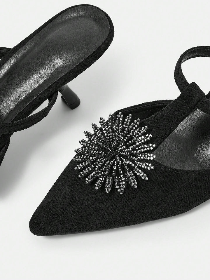 Pantofi cu toc SHEIN, negru