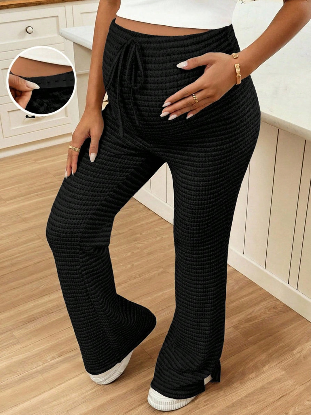 Pantaloni SHEIN, negru