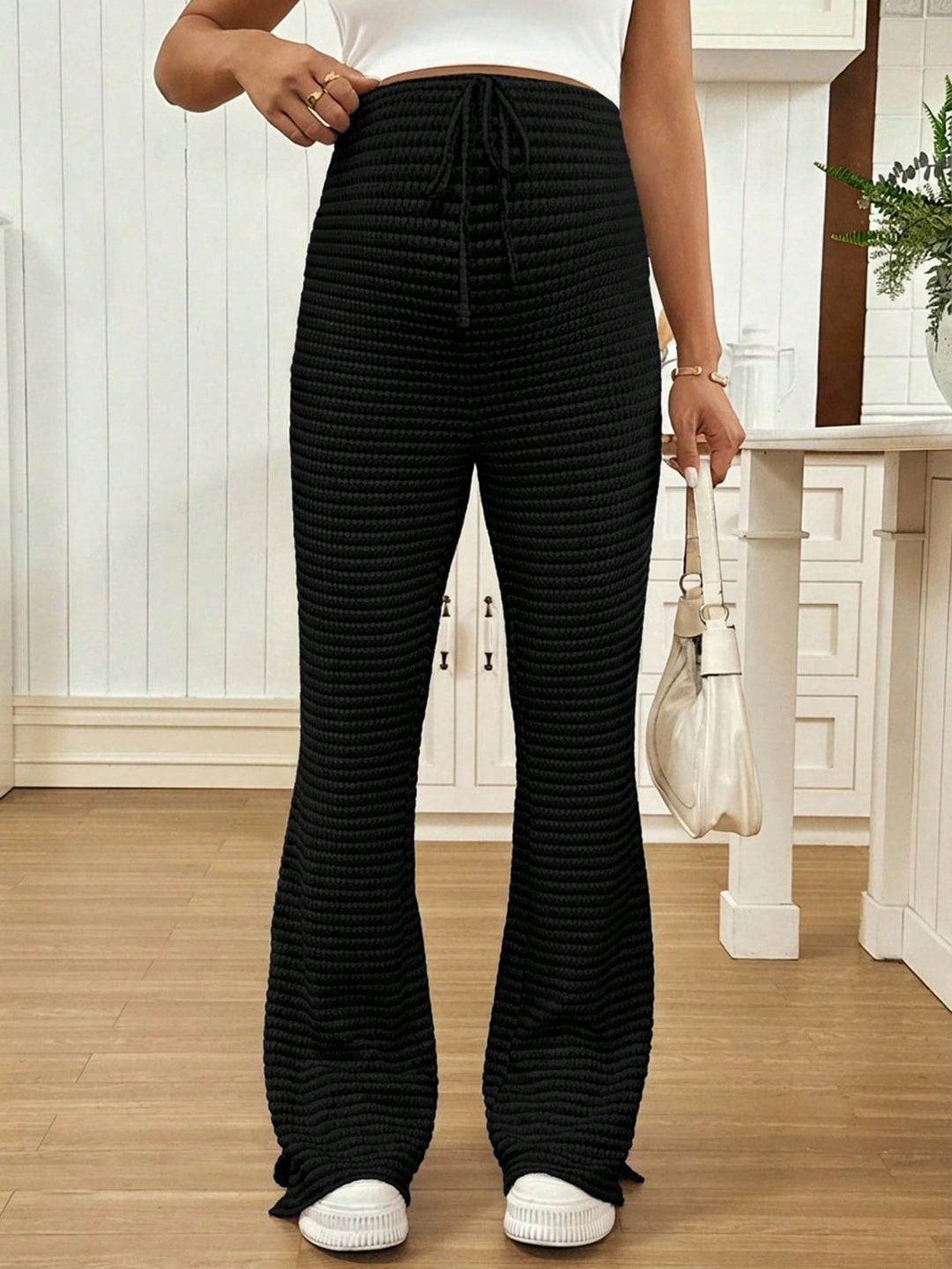 Pantaloni SHEIN, negru