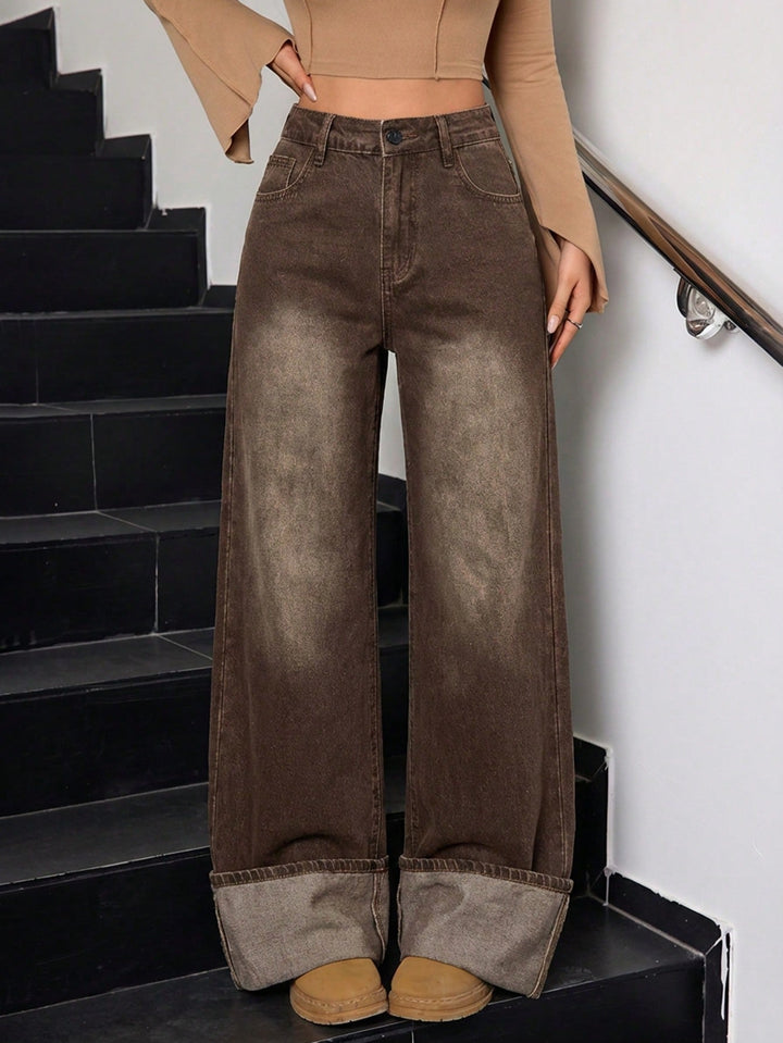 Jeans SHEIN, maro