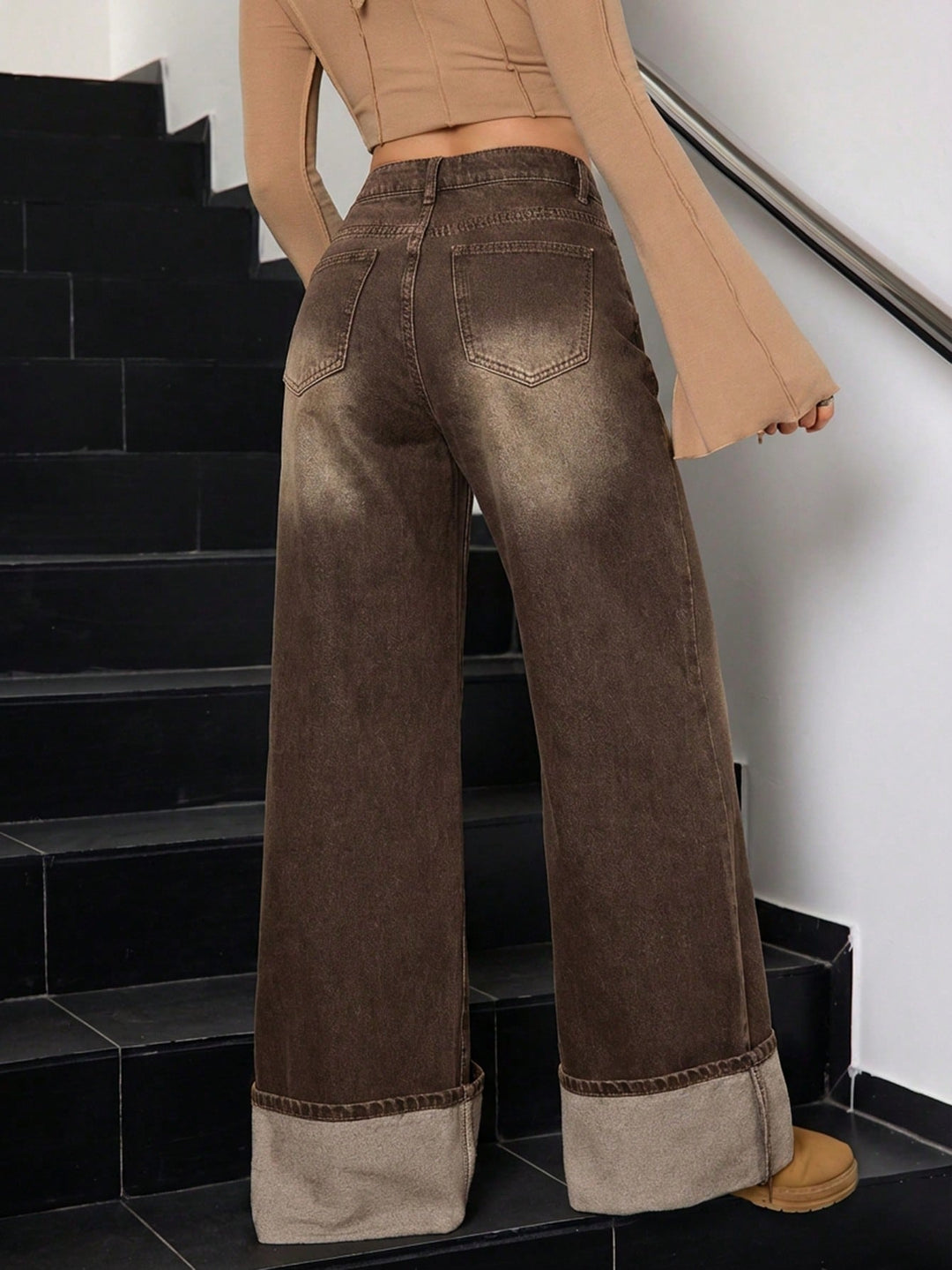 Jeans SHEIN, maro