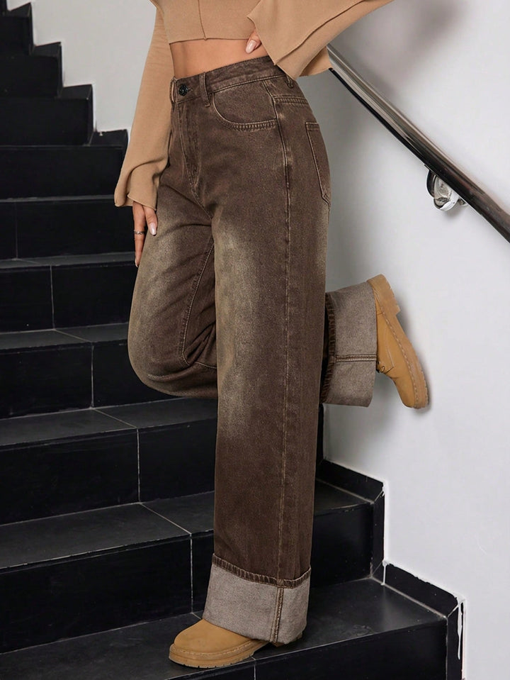 Jeans SHEIN, maro