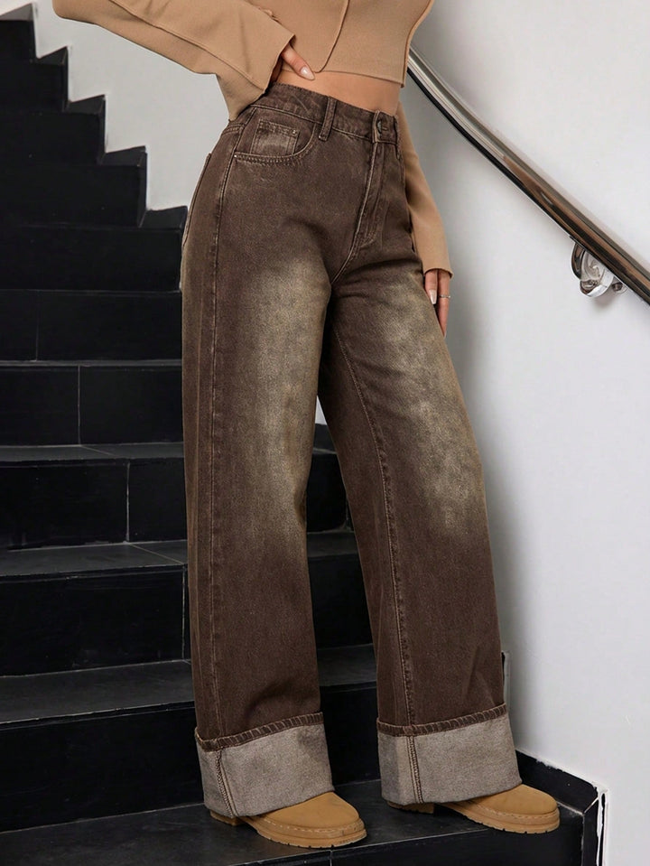 Jeans SHEIN, maro