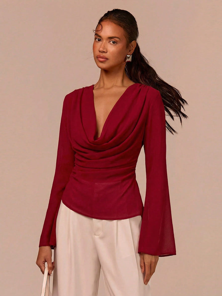 Bluza SHEIN, vișiniu