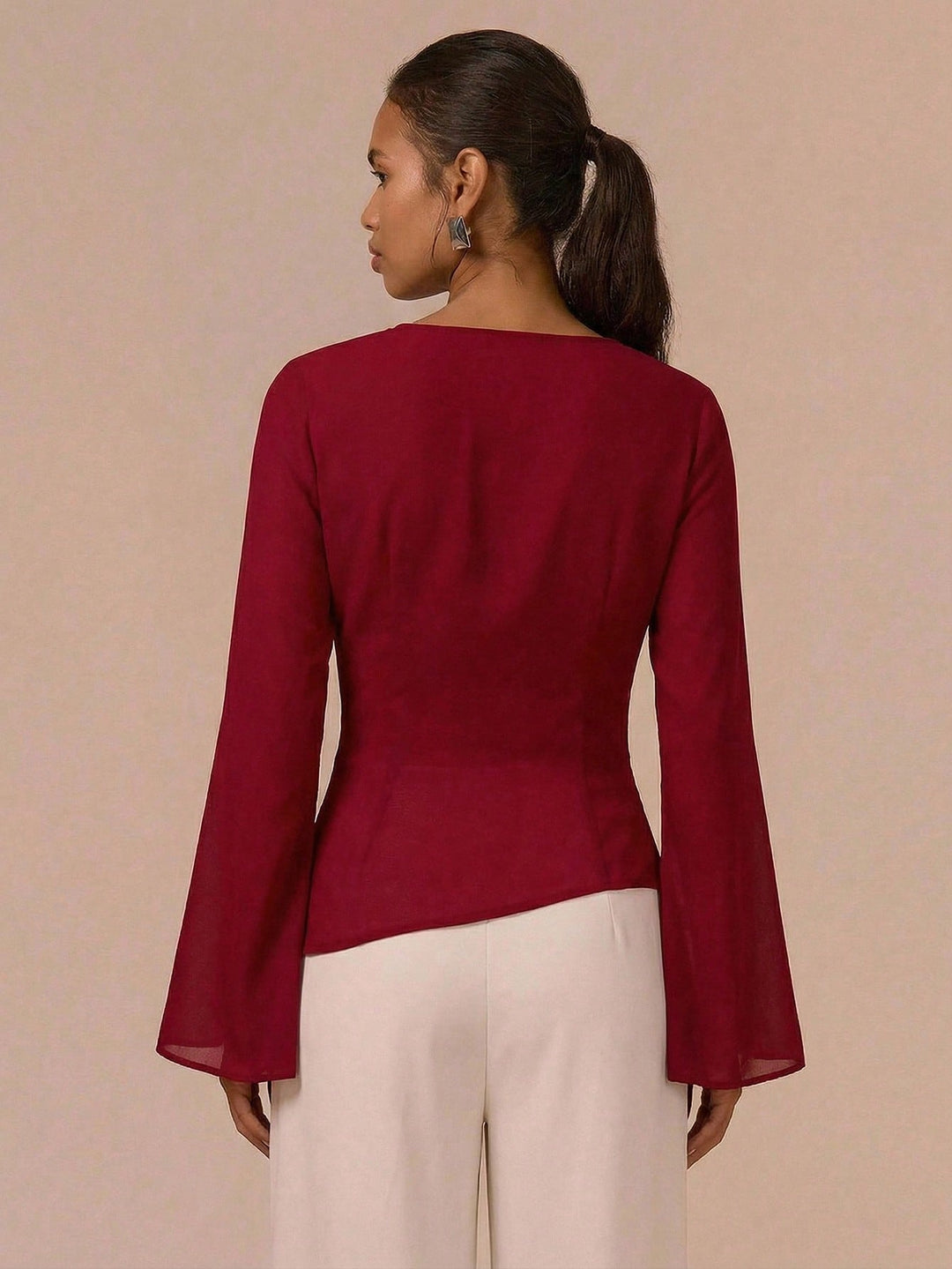 Bluza SHEIN, vișiniu