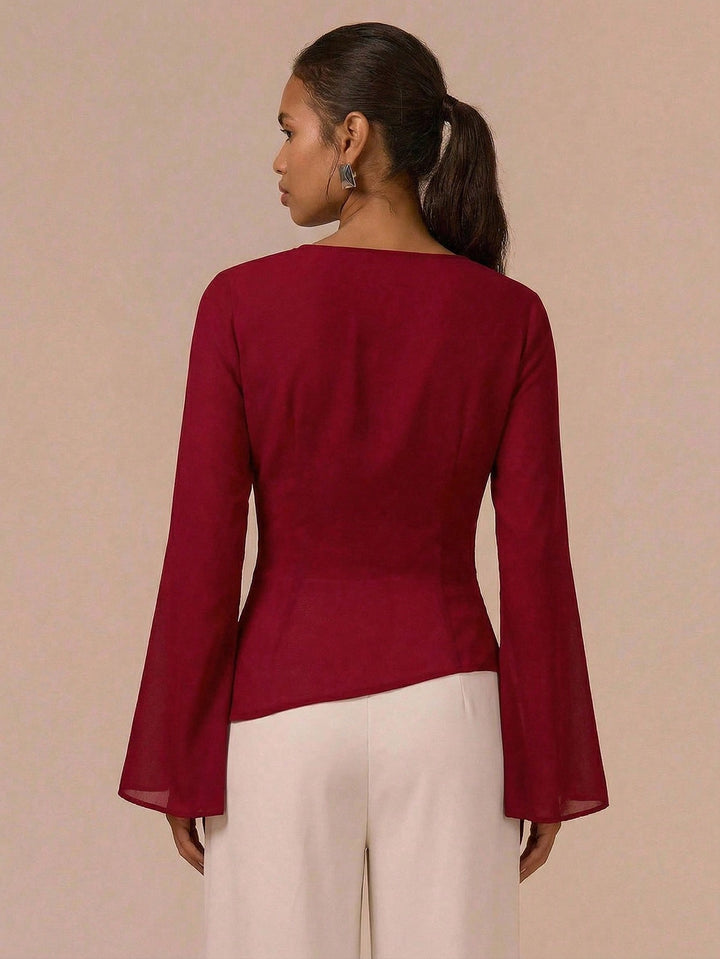 Bluza SHEIN, vișiniu