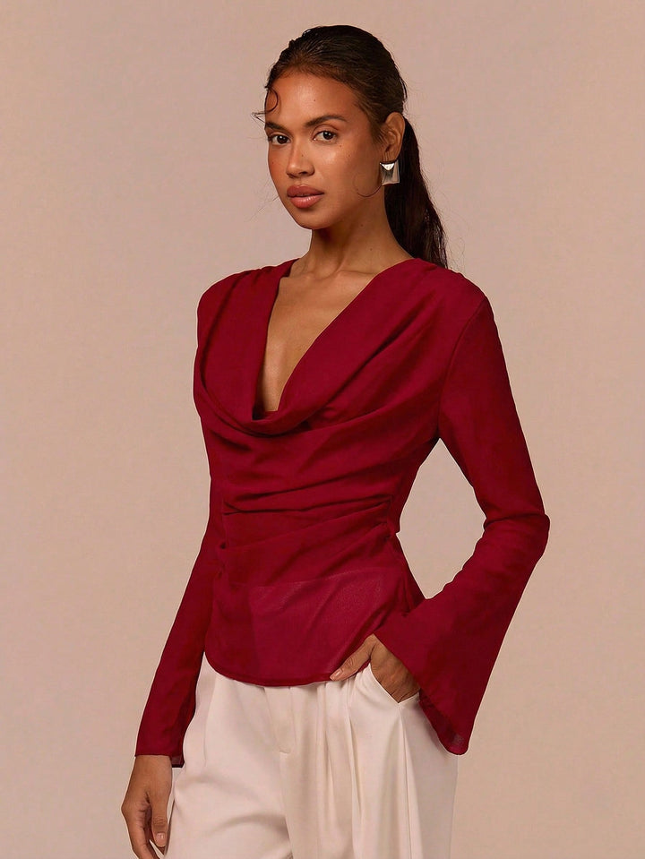 Bluza SHEIN, vișiniu