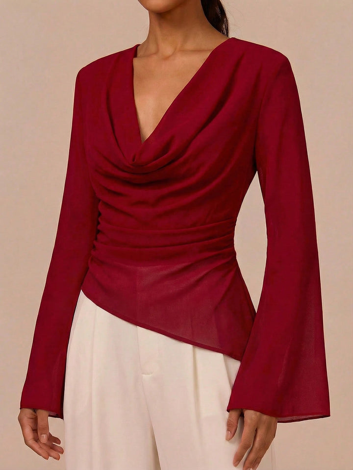 Bluza SHEIN, vișiniu