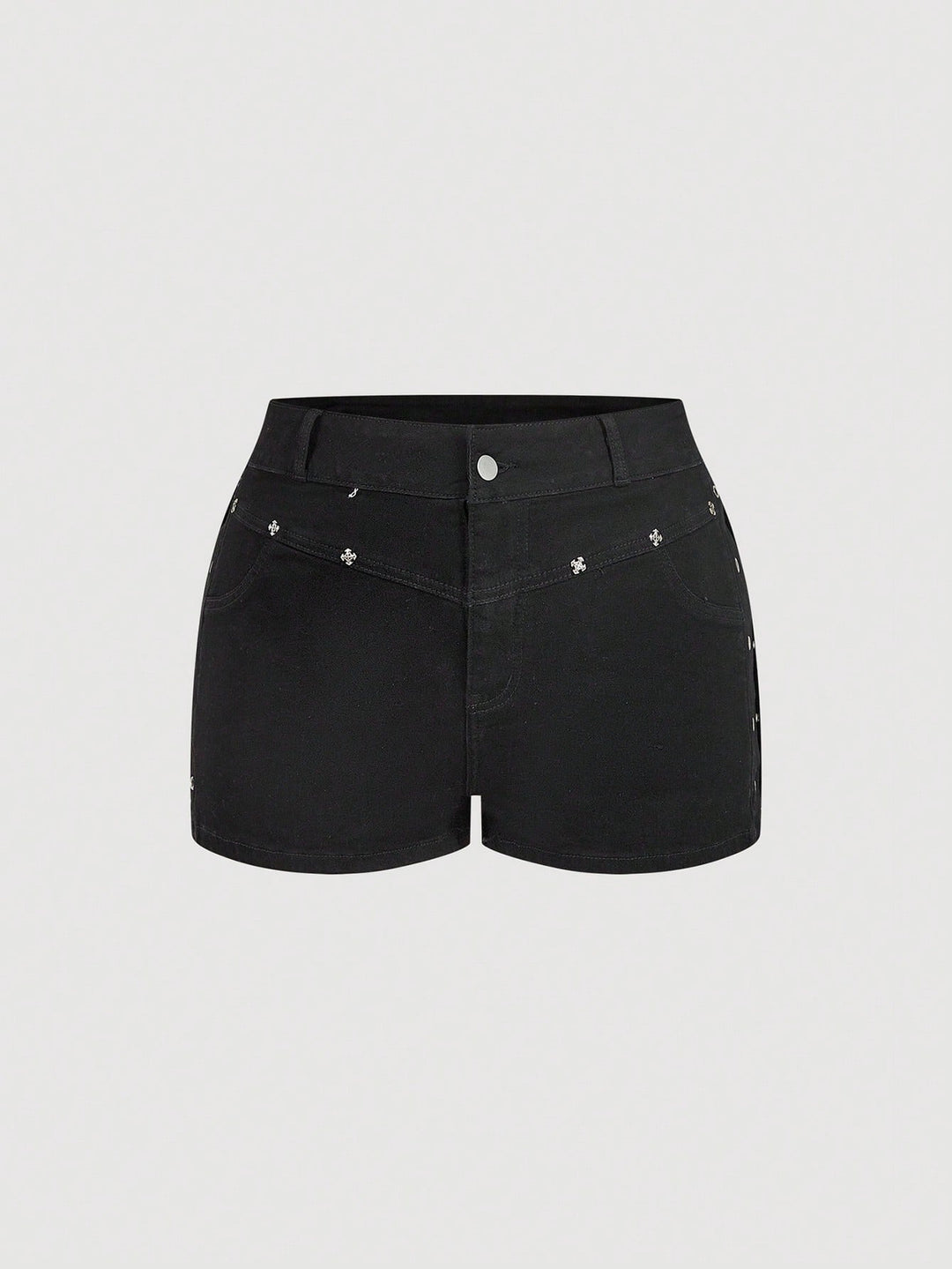 Pantaloni scurți SHEIN, negru