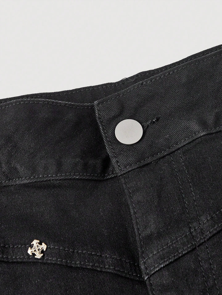 Pantaloni scurți SHEIN, negru