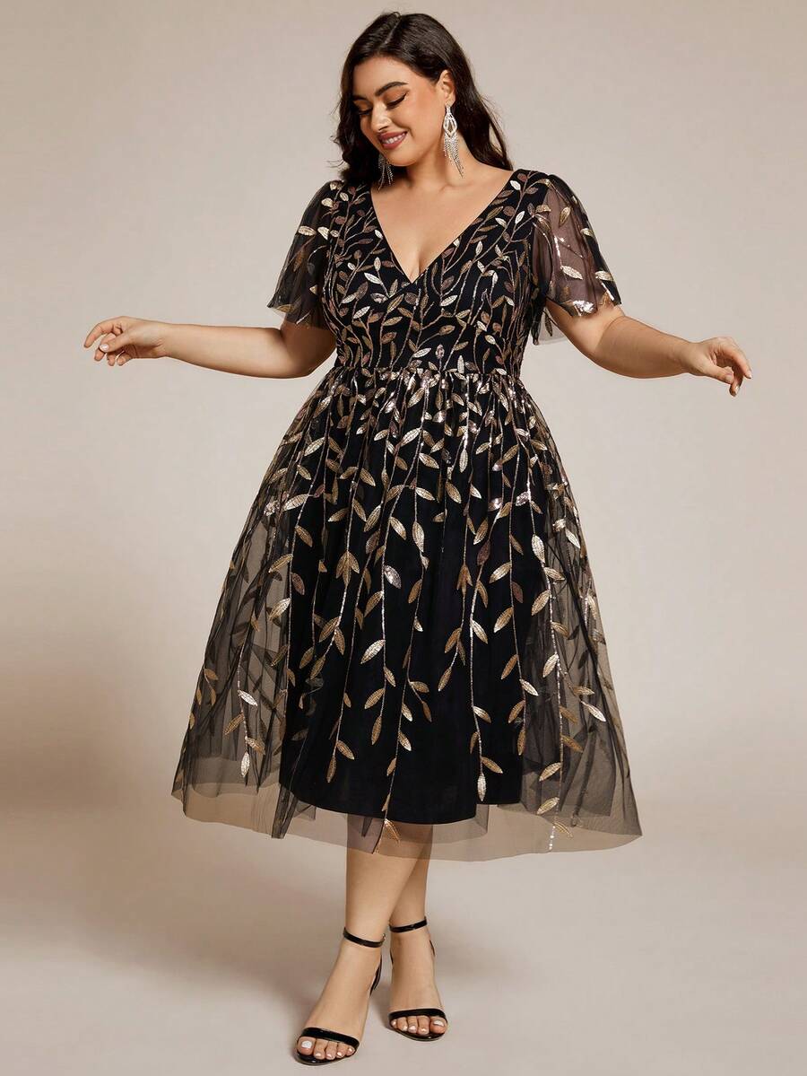 Rochie de ocazie SHEIN, negru