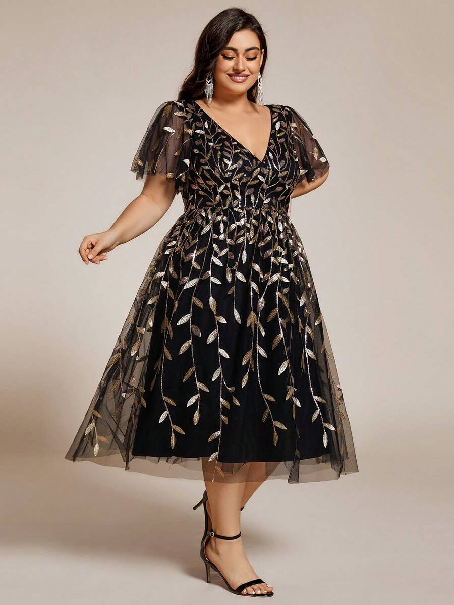 Rochie de ocazie SHEIN, negru
