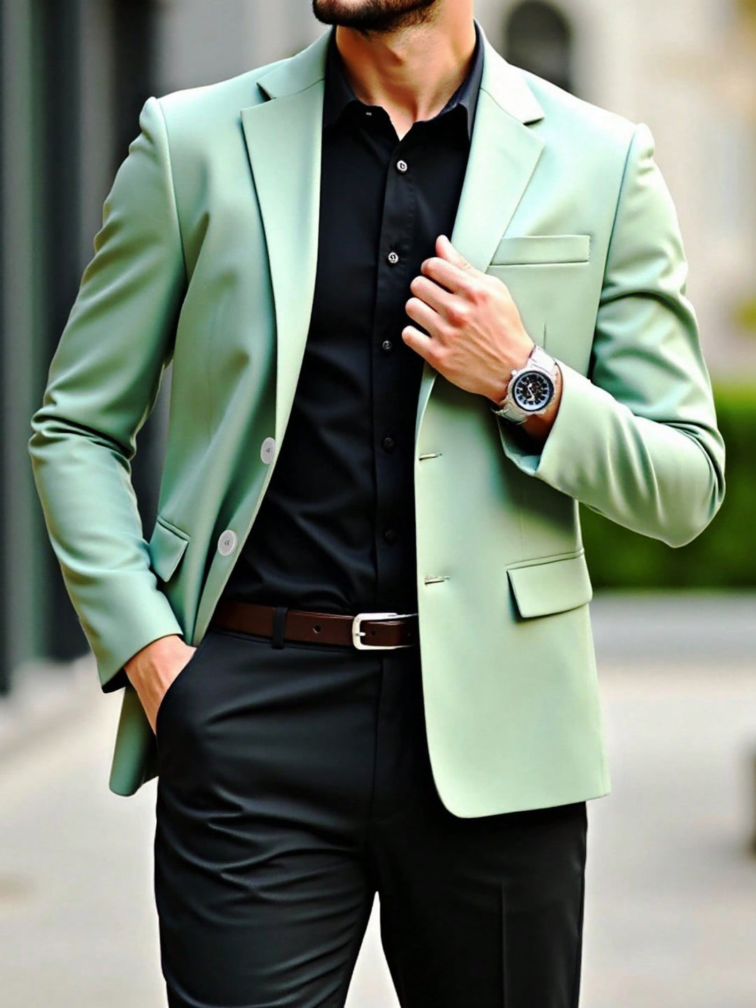 Sacou SHEIN, verde