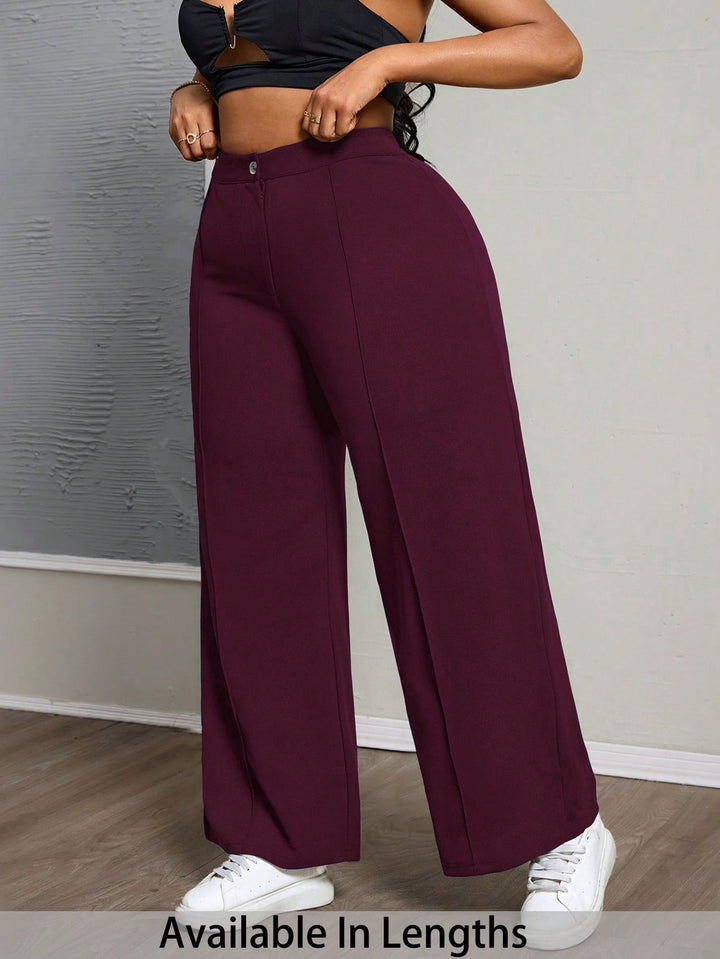 Pantaloni SHEIN, vișiniu