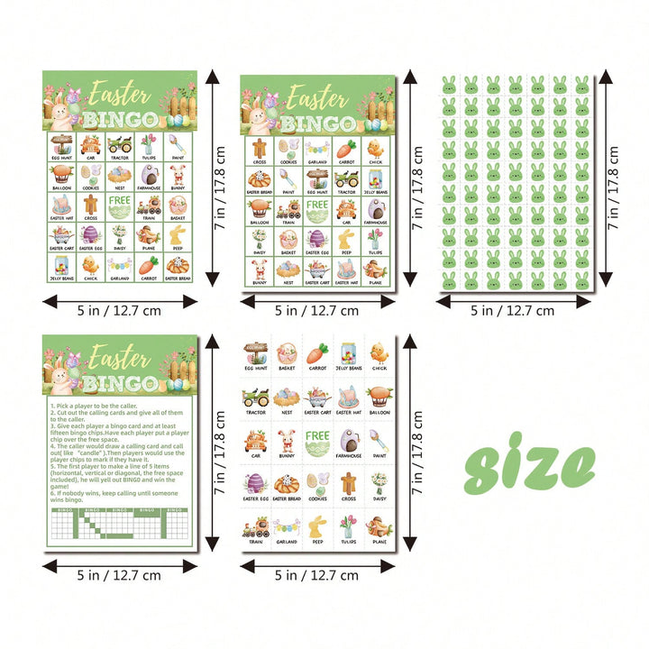 Set de joc de bingo SHEIN, mix culori