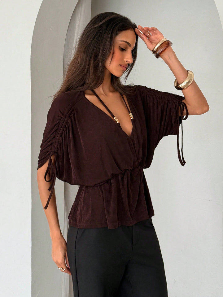 SHEIN barna blúz