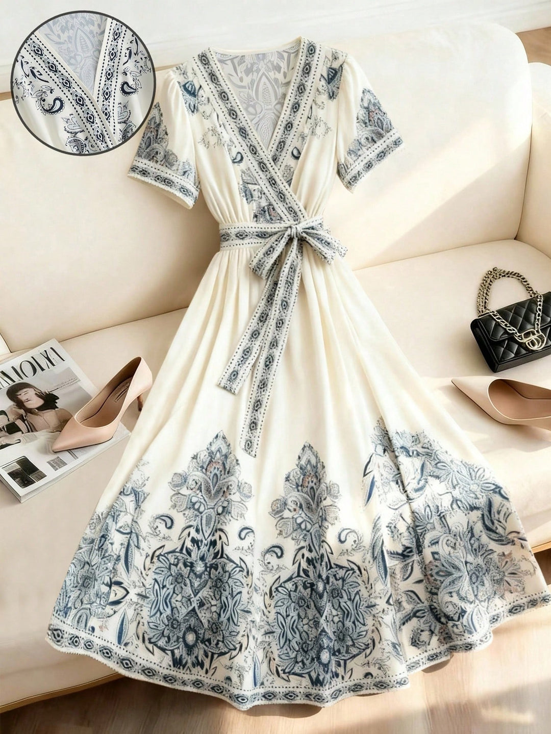 Rochie midi SHEIN, mix culori