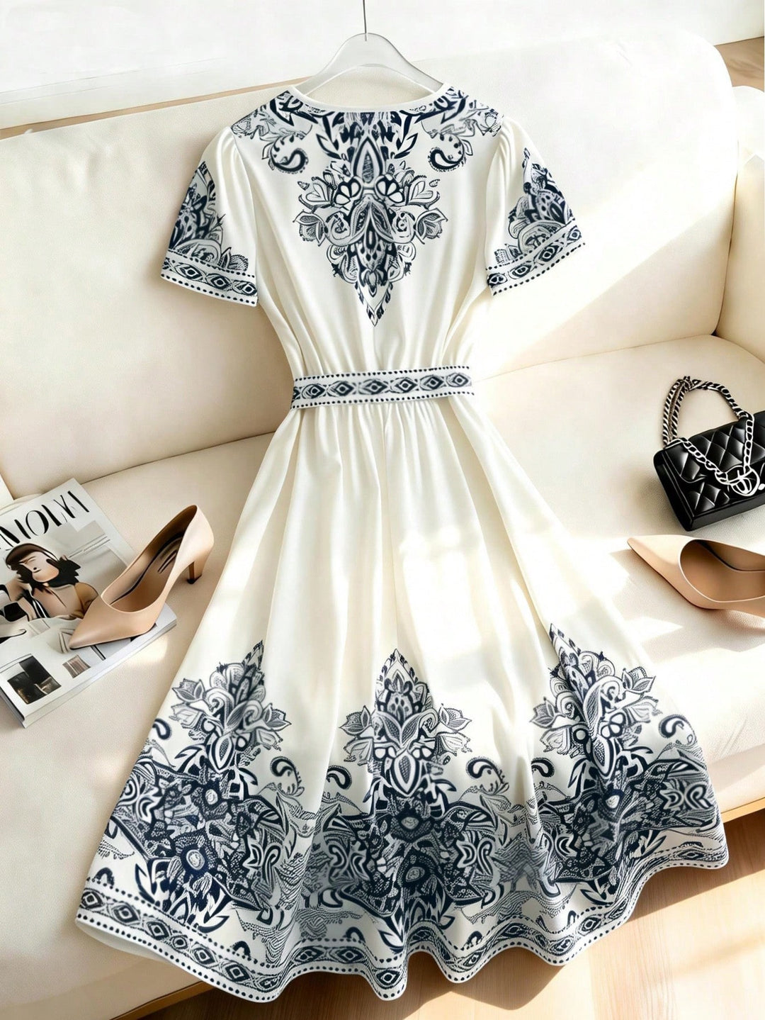 Rochie midi SHEIN, mix culori