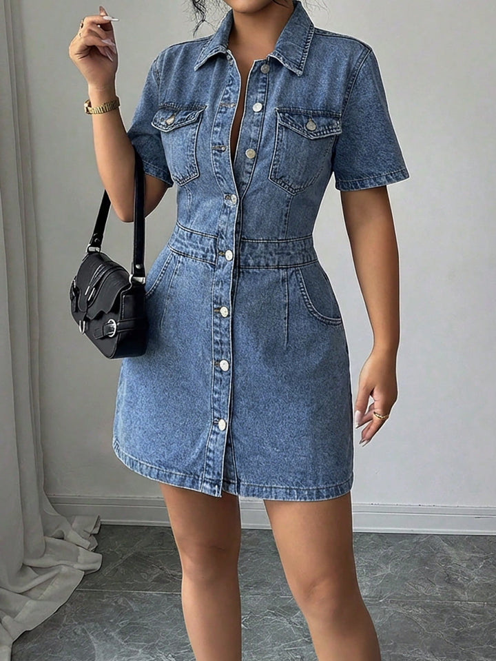 Shein farmerruha, kék