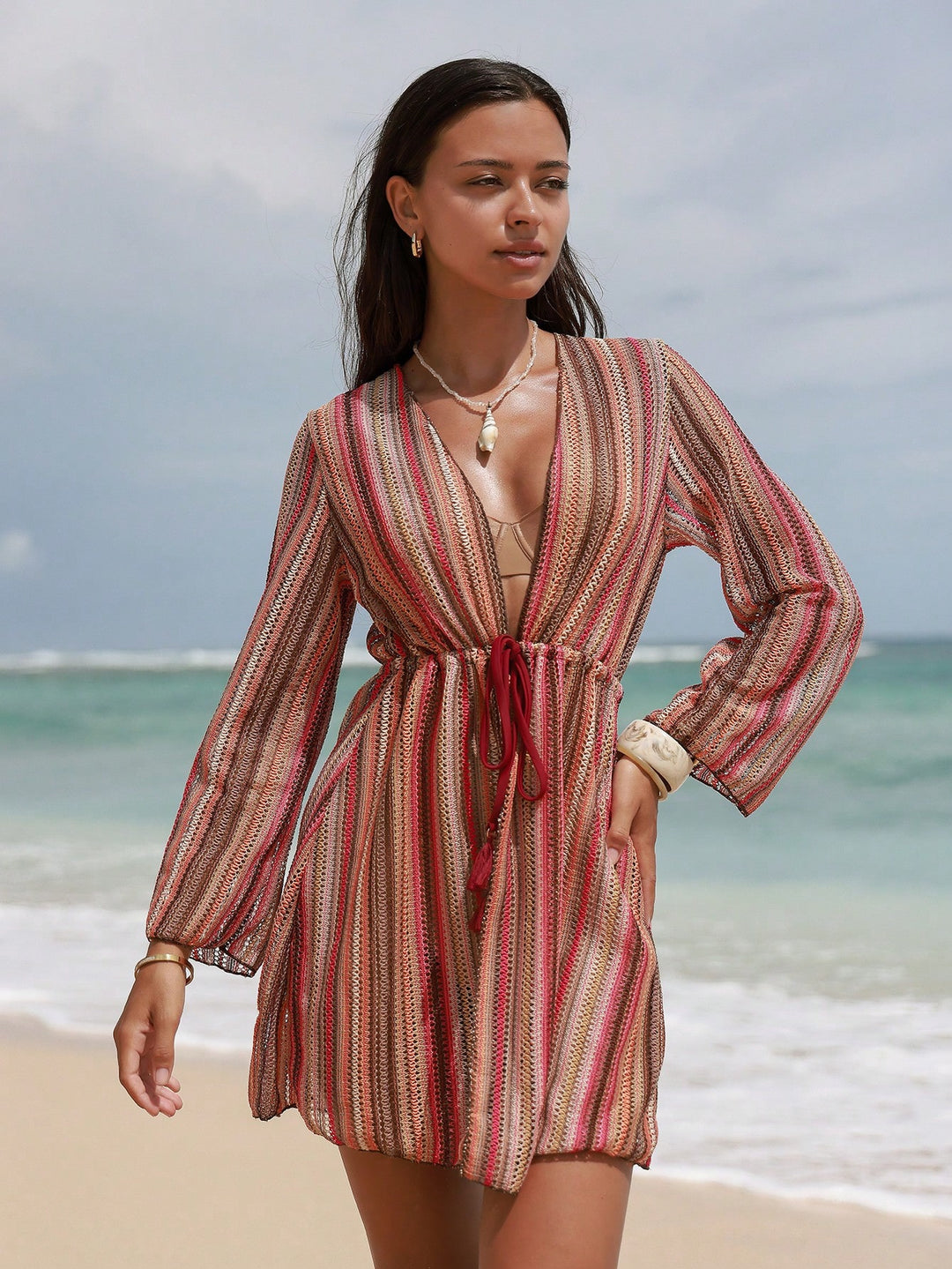 Kimono SHEIN, bej