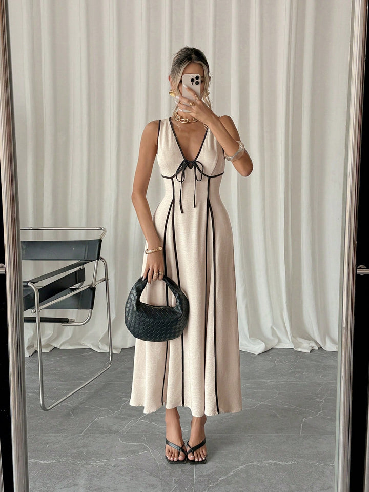 Rochie maxi SHEIN, portocaliu