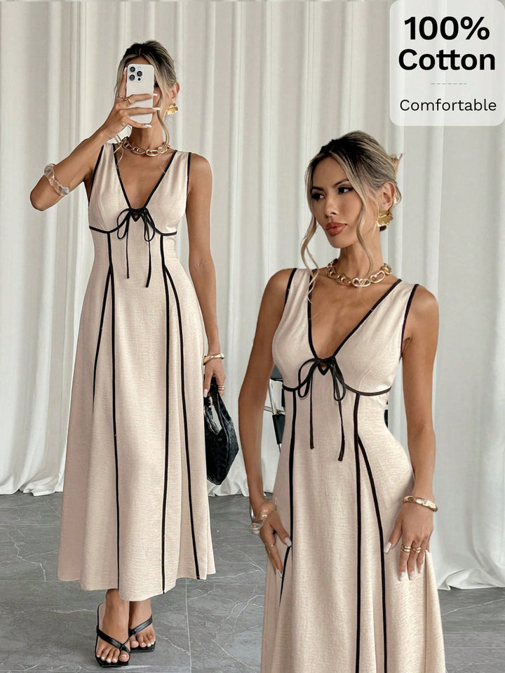 Rochie maxi SHEIN, portocaliu