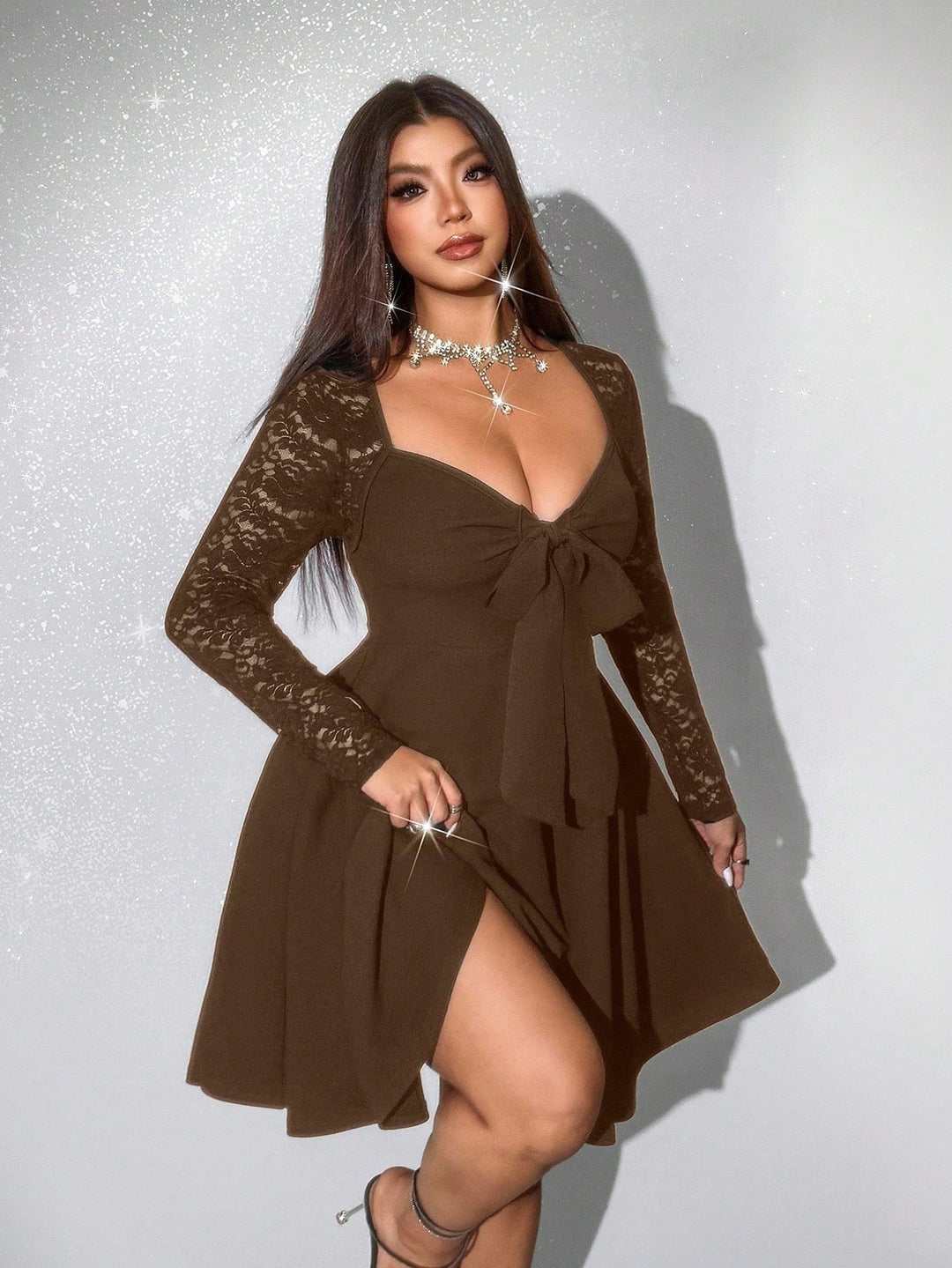 Rochie SHEIN, maro