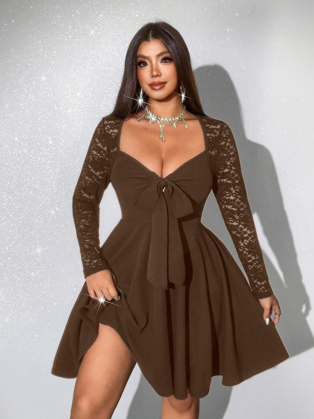 Rochie SHEIN, maro
